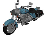 Harley-Davidson Road King 3D Model preview