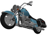 Harley-Davidson Road King 3D Model