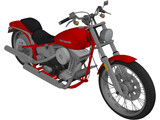 Harley-Davidson Softtail 3D Model