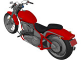 Harley-Davidson Softtail 3D Model