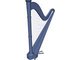 Harp 3D Model preview