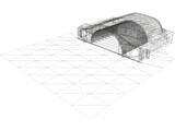 HAS - Hardened Aircraft Shelter 3D Model