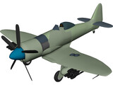 Hawker Sea Fury FB 11 3D Model preview