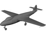 Hawker Sea Hawk 3D Model preview