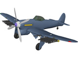 Hawker Typhoon 3D Model preview