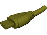 HDMI Plug 3D Model preview