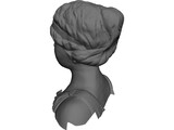 Head and Shoulders of a Statue of a Lady 3D Model preview