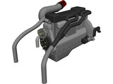 Heavy Duty Diesel Engine 3D Model preview