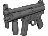 Heckler&Koch MP5K 3D Model preview