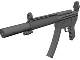 Heckler&Koch MP5SD 3D Model preview