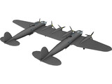 Heinkel He 111Z 3D Model preview