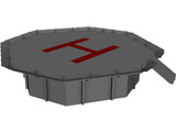 Heli Pad 3D Model preview