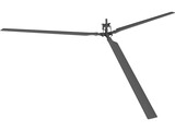 Helicopter Rotor 3D Model preview