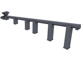 Helix Conveyor 3D Model