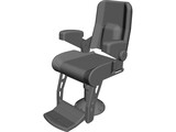 Helm Chair 3D Model preview