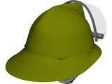 Helmet Fireman 3D Model preview