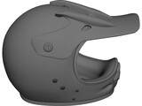 Helmet Motorbike 3D Model preview
