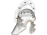 Helmet Roman 3D Model