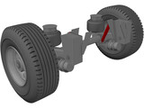 Hendrickson Suspension 3D Model