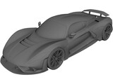 Hennessey Venom F5 (2020) 3D Model preview