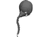 HGU-33 Air Crew Helmet 3D Model preview
