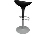 High Barstool 3D Model preview