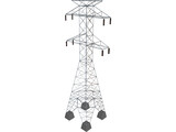 High Tension Tower 3D Model preview