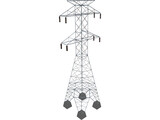 High Tension Tower 3D Model