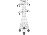 High Tension Tower 3D Model
