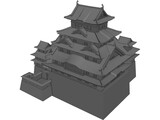 Himeji Jo Japan Castle 3D Model preview