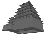 Himeji Jo Japan Castle 3D Model