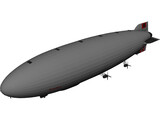Hindenburg Blimp 3D Model preview
