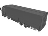 Hino Truck 3D Model preview