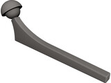 Hip Implant 3D Model preview