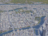Hiroshima City, Japan (2019) 3D Model preview