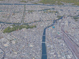 Hiroshima City, Japan (2019) 3D Model