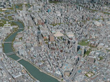 Hiroshima City, Japan (2021) 3D Model preview