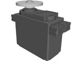 Hitec HS-322HD Servo 3D Model preview