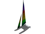 Hobie 16 Racing Catamaran 3D Model preview