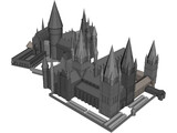Hogwarts 3D Model preview