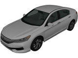 Honda Accord 2016 3D Model preview