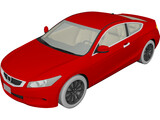 Honda Accord Coupe (2009) 3D Model preview