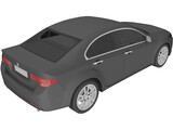 Honda Accord Sedan (2009) 3D Model