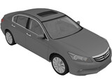 Honda Accord Sedan 3D Model
