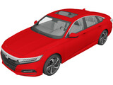 Honda Accord Sport Sedan (2018) 3D Model preview