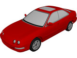 Honda [Acura] Integra Sedan [+Interior] (1994) 3D Model preview