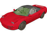 Honda [Acura] NSX (1990) 3D Model preview