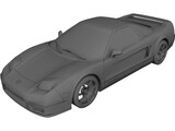 Honda [Acura] NSX (2005) 3D Model preview