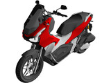 Honda ADV 150 3D Model preview