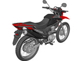 Honda Bros 160 3D Model preview